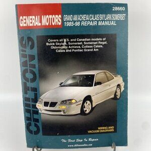 Chilton’s Manual 1985-1995 GM Pontiac Grand Am Achieva Calais Skylark Somerset